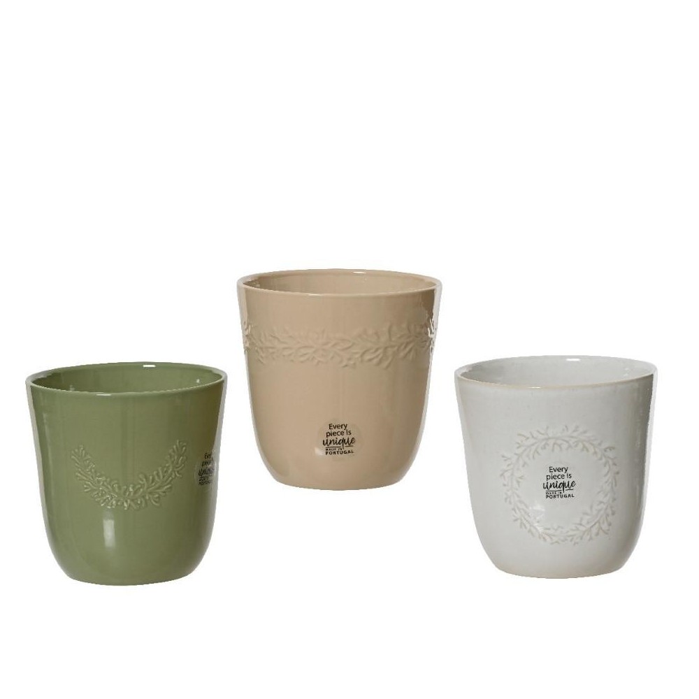 VASO PORCELLANA 3 ASSORTITI H.13